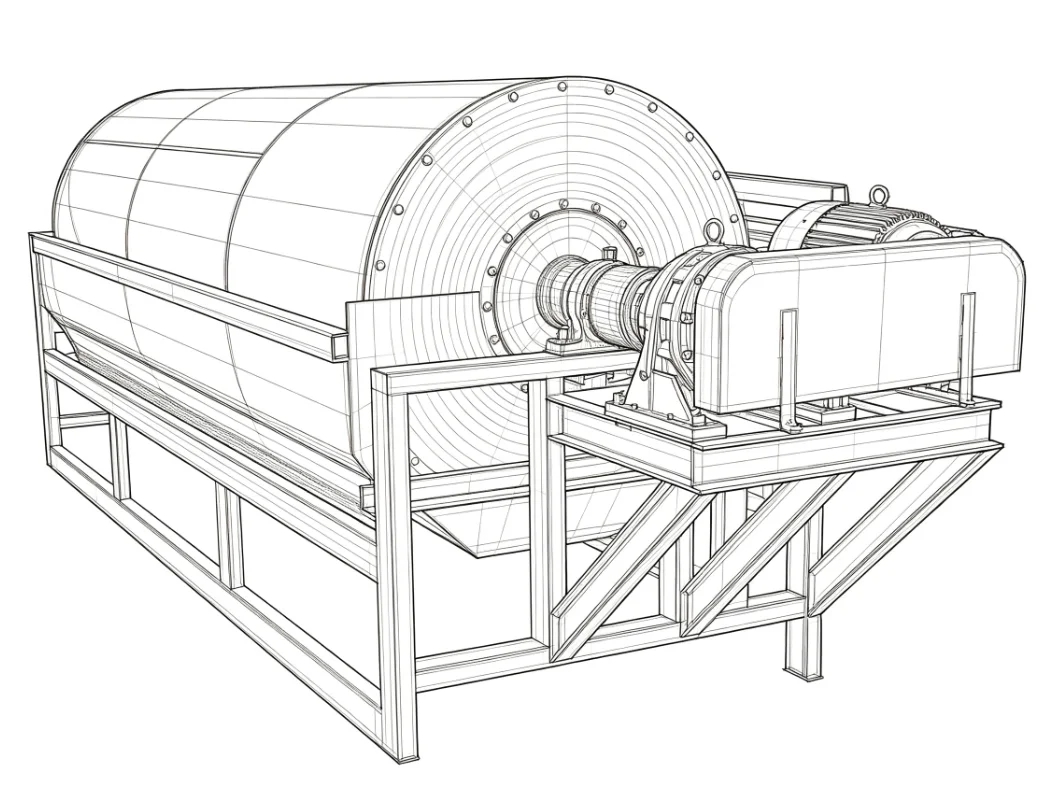 Wet Drum Magnetic Separator 2