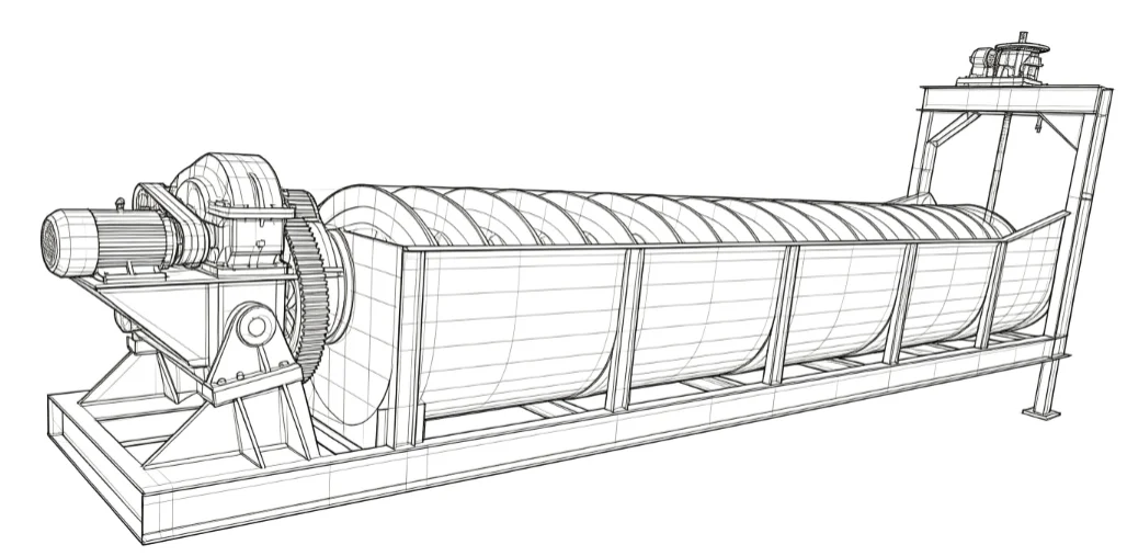 High Weir Spiral Classifier 2